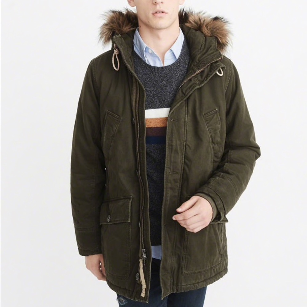 Abercrombie & Fitch Men’s winter parka Brand New!